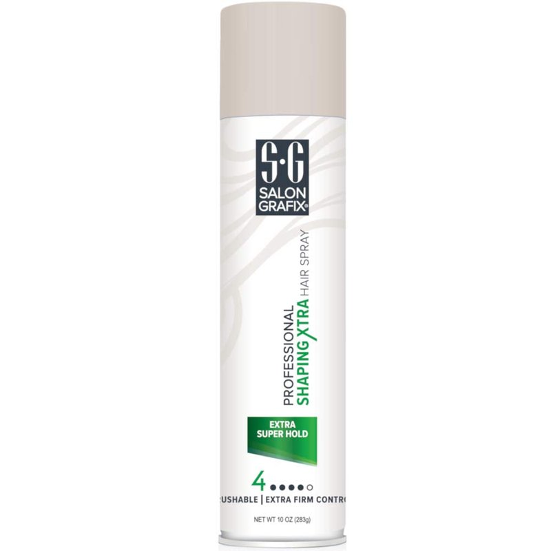 Salon Grafix Professional Shaping Xtra Hair Spray Extra Super Hold 10 oz (Pack of 5)