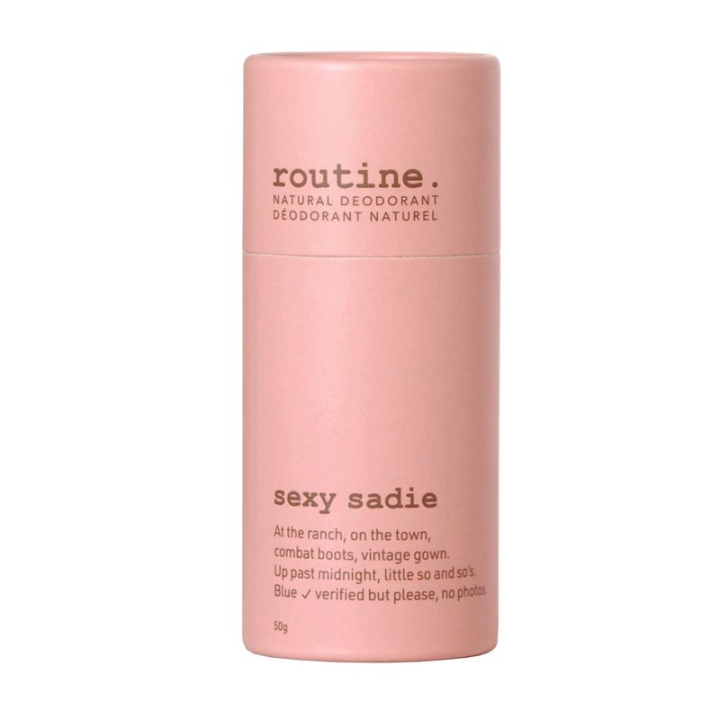 Routine. Natural Deodorant Sexy Sadie Deo Stick | 50 grams Natural Deodorant Aluminum Free Natural Deodorant For Women & Men | (Stick Formula)