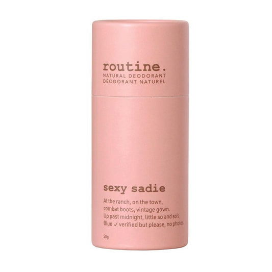 Routine. Natural Deodorant Sexy Sadie Deo Stick | 50 grams Natural Deodorant Aluminum Free Natural Deodorant For Women & Men | (Stick Formula)
