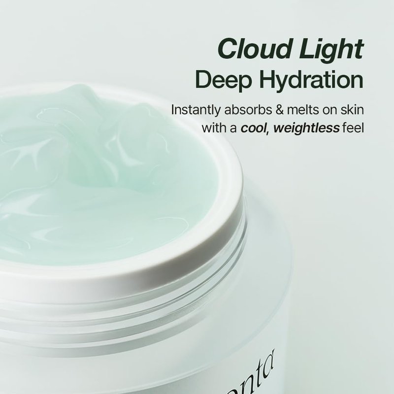 NATURAL DERMA PROJECT NDP Cica Cream - Gel Face Moisturizer for Sunburn Relief, lightweight Korean Moisturizer for Sensitive Skin, Centella Asiatica, Hydrating, Calming, Soothing (1.7 Fl oz / 50ml)