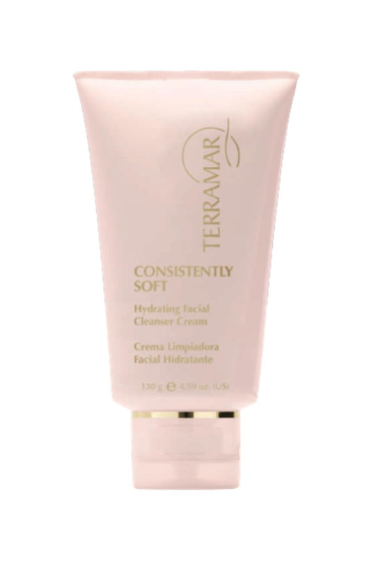 Terramar Consistently Soft Hydrating Facial Cleanser - Gentle Cream Face Wash, Removes Impurities, Leaves Skin Soft & Radiant, For Dry/Sensitive Skin