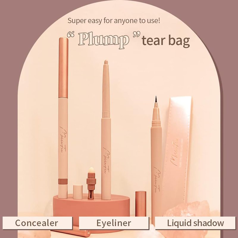 MilleFée MilleFee Tears EyeBag Pencil Liner Undereye Highlighter Eyeshadow Stick (043 Shine Sugar Vanilla)