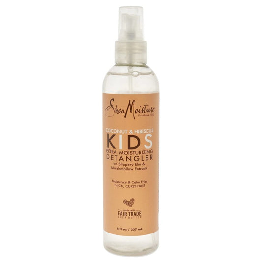 SheaMoisture Kids Detangler for Curly Hair, Extra Moisturizing Coconut & Hibiscus with Shea Butter, 8 oz