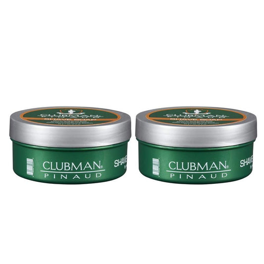 Clubman Pinaud Shave Soap – Classic Shaving Soap for Men, Rich Lather for Smooth Shave, 2oz, 2 Pack