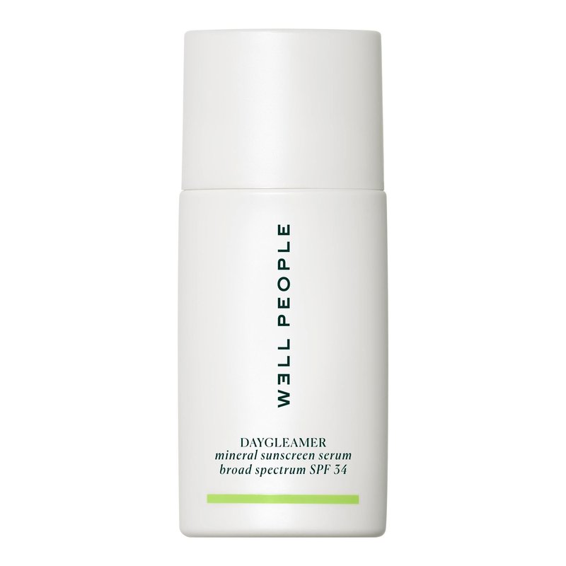 Well People Daygleamer Mineral Sunscreen Serum SPF 34, Blendable Formula with Vitamin C & Niacinamide Hydrates Skin and Delivers Broad-Spectrum Protection, Vegan & Cruelty Free, 1.7 Oz