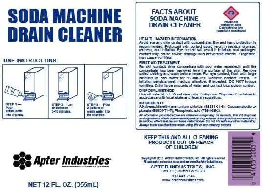 Soda Machine Drain Cleaner - Safe & Non-Corrosive Fountain Drink Machine Line Cleaner for Syrup & Sugar Buildup - Easy Monthly Treatment, No Scrubbing Needed (Pack of 12)