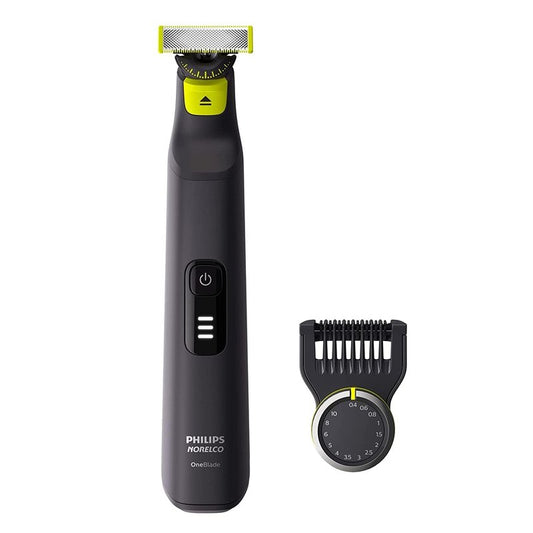 Philips Norelco OneBlade 360 Pro Hybrid Electric Shaver & Trimmer, with 12-in-1 Comb, QP6531/70