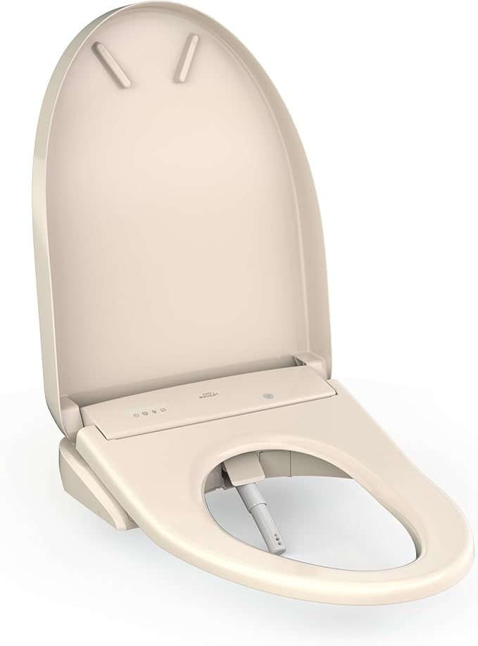 TOTOÂ® WASHLETÂ® S7A Electronic Bidet Toilet Seat with EWATER+Â® Bowl and Wand Cleaning, Auto Open and Close Contemporary Lid, Elongated, Sedona Beige - SW4736#12