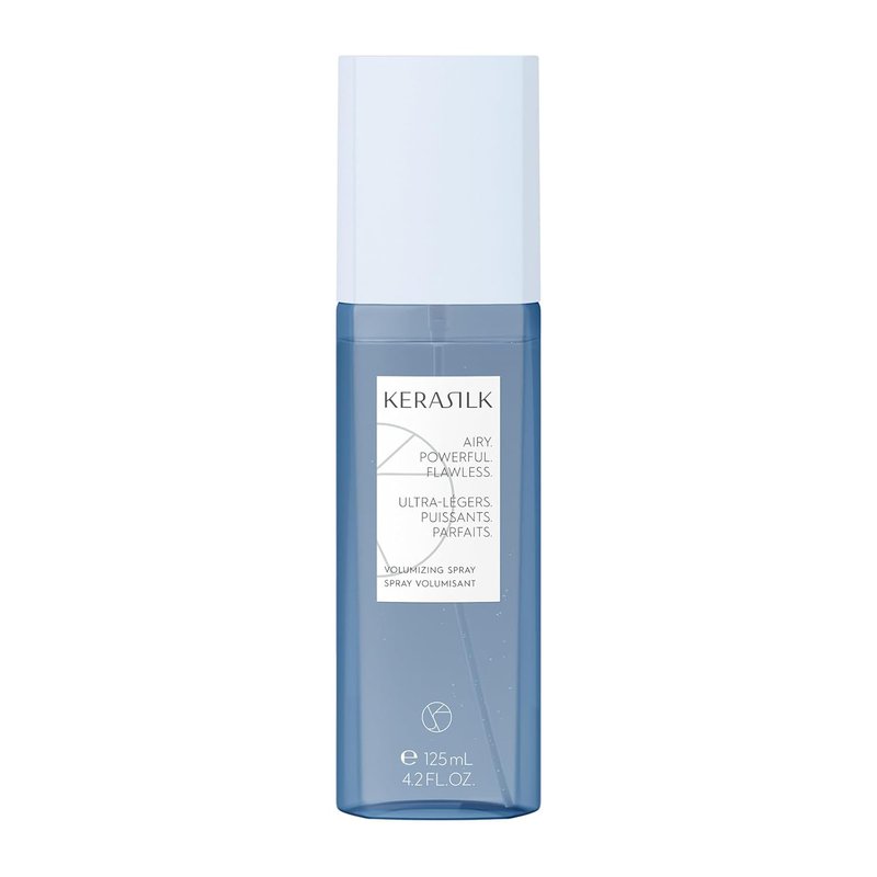 KERASILK Volumizing Spray - Boosts Volume & Body | Weightless Conditioning & Heat Protection | Ideal for Limp, Flat Hair