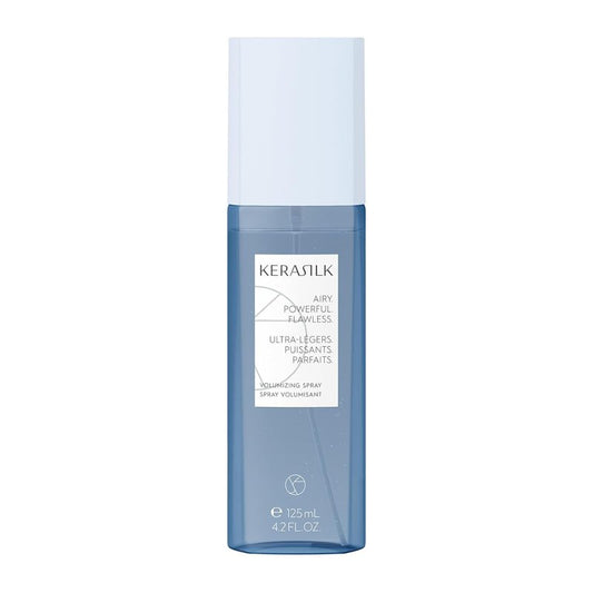 KERASILK Volumizing Spray - Boosts Volume & Body | Weightless Conditioning & Heat Protection | Ideal for Limp, Flat Hair