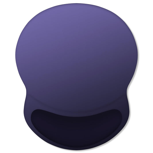 ITNRSIIET Ergonomic Mouse Pad with Comfort Gel Wrist Rest, Non-Slip PU Base, Smooth Textured Surface, Reduces Hand Fatigue & Wrist Pain, 8.7 x 7.2 Inch for Office Gaming Home, Violet Gradient