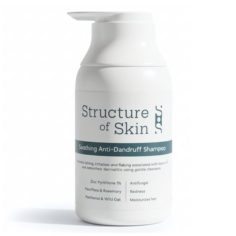 Anti-Dandruff Shampoo - Salon-Grade Treatment for Itchy, Flaky Scalp | 1% Pyrithione Zinc | Sulfate-Free, Gentle Cleanser