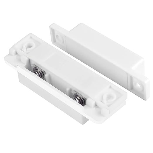 Dairzitv MC-31 Surface Mount Wired NC Door Contact Sensor Alarm Magnetic Reed Switch White 5 Pair