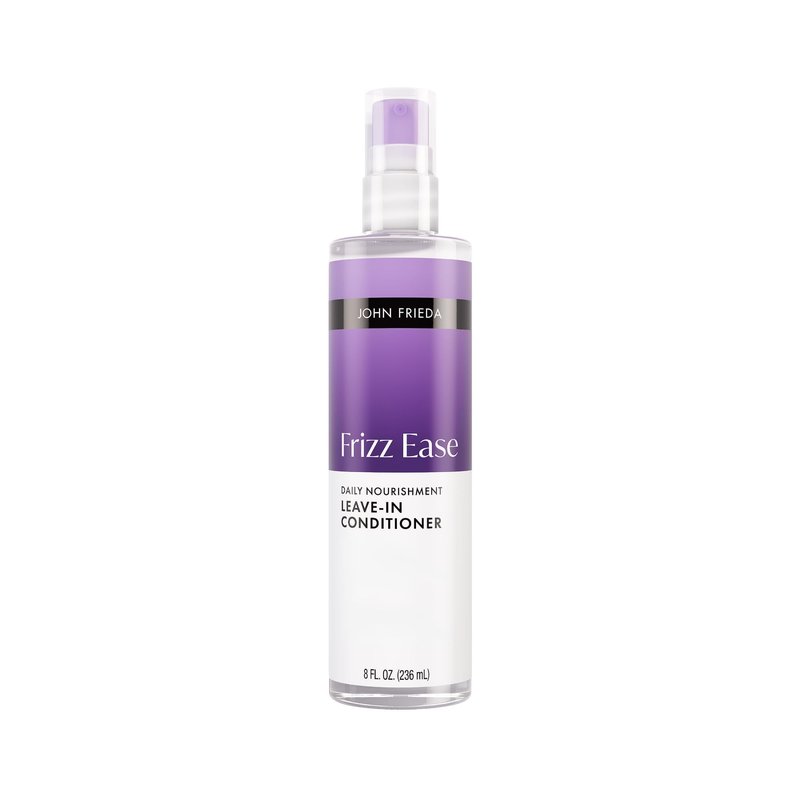 John Frieda Frizz Ease Daily Nourishment Leave-In Conditioner for Frizzy Hair, Detangler & Lightweight Hydration, 8 fl oz
