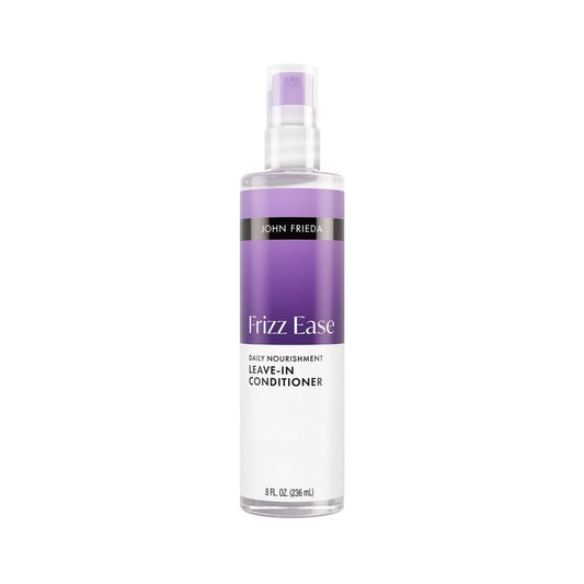 John Frieda Frizz Ease Daily Nourishment Leave-In Conditioner for Frizzy Hair, Detangler & Lightweight Hydration, 8 fl oz