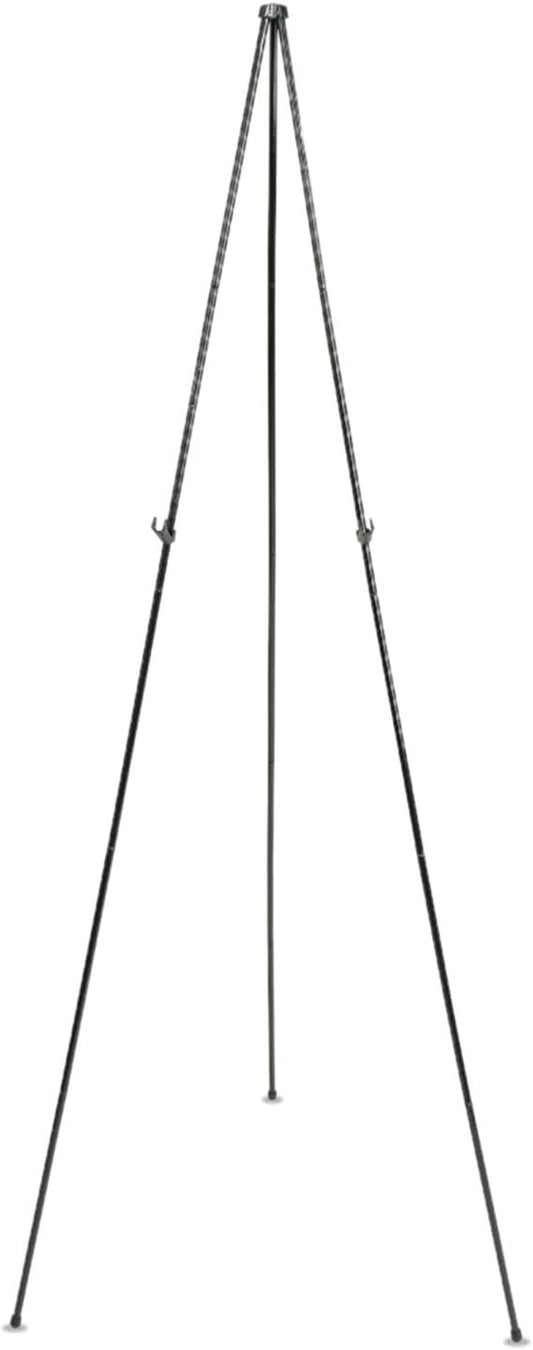 Quartet Adjustable Telescoping Tripod Easel Stand - 63" High, Lightweight, Black | Perfect for Office & School