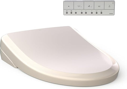 TOTOÂ® WASHLETÂ® S7A Electronic Bidet Toilet Seat with EWATER+Â® Bowl and Wand Cleaning and Auto Open and Close Classic Lid, Elongated, Sedona Beige - SW4734#12