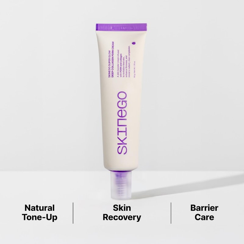 SKINEGO Pharmeus Super Glow Deep Collagen PDRN Cream – 1,000,001ppb PDRN & Collagen, Radiant FinishAdds radiance Moisturizer for Dewy Skin, Firming & Hydrating, 50g / 1.69 fl.oz.
