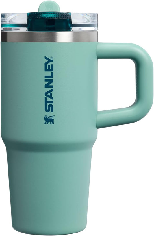 STANLEY Quencher ProTour 14 oz Tumbler - Insulated Stainless Steel with Built-In Straw & Handle | BPA-Free | Spring Green