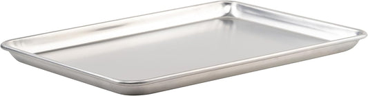 Winco Commercial-Grade Aluminum Sheet Pan - Durable 18 Gauge | Perfect 1/2 Size for Baking