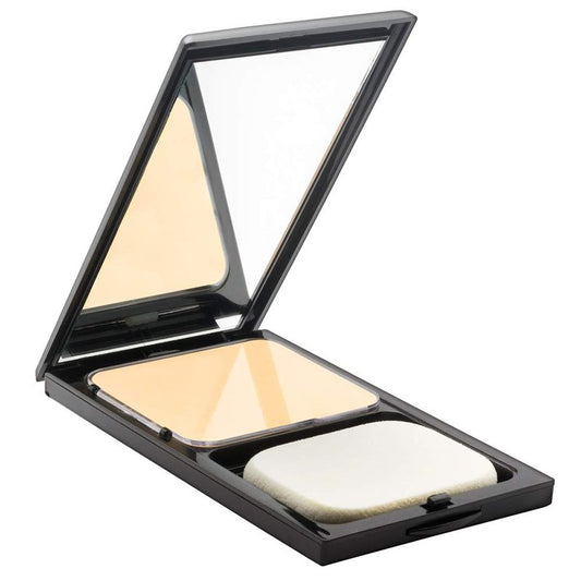 Sacha BUTTERCUP Compact Face Powder. Translucent Powder, Controls Oils & Shine. Pressed Powder for Medium to Dark Skin Tones, 0.45 oz.
