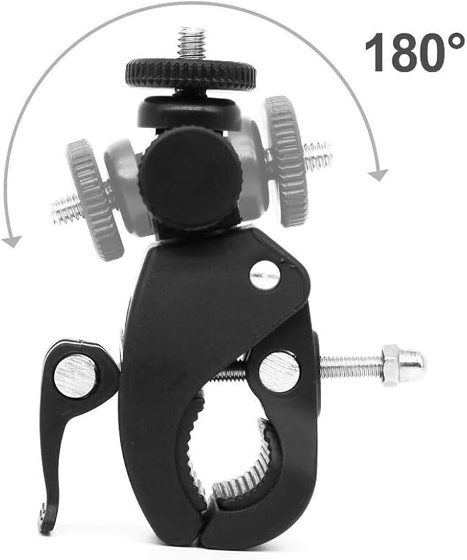 SUPON Camera Super Clamp with 1/4"- 20 Threaded Head Compatible for LCD Monitor,DSLR Cameras,DV,Flash Light,Studio Backdrop,Bike, Microphone Stands, Music Stands,Tripod, Motorcycle,Rod Bar