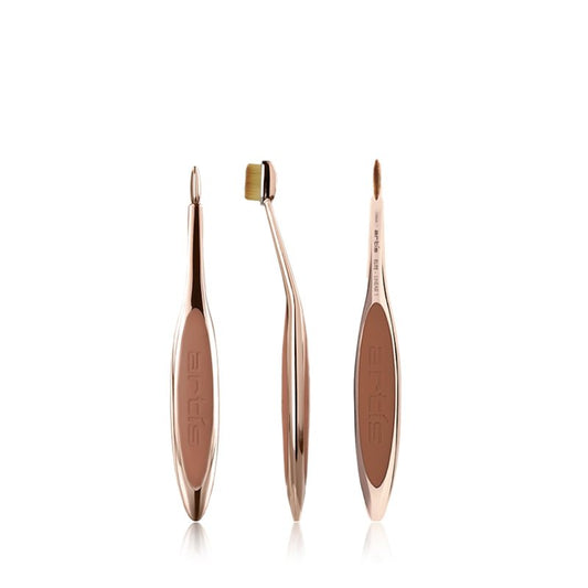 Artis Elite Linear Brush 1 - Makeup Brush with Solid Metal Handle - Soft Makeup Brushes - Makeup Tools for Liquid, Creams, Powders - Rose Gold - 1 pc