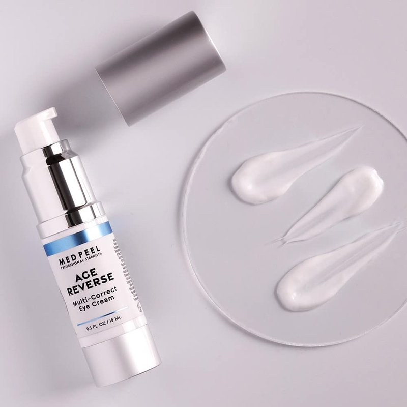 MedPeel Age-Reverse Multi-Correction Eye Cream, Plump, Moisturize and Hydrate Delicate Eye Skin, 0.5 fl oz