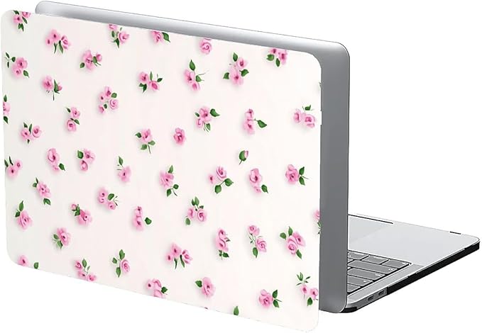 COTAIL Compatible with MacBook Air 13.3 13.6 Inch Case 2022 2021 2020 2019 Plastic Hard Shell Case Cover,13.6 Air (A2681) M2 2022, Pink Rose