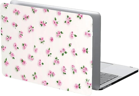 COTAIL Compatible with MacBook Air 13.3 13.6 Inch Case 2022 2021 2020 2019 Plastic Hard Shell Case Cover,13.3 Air (A1932/A2179/A2337), Pink Rose