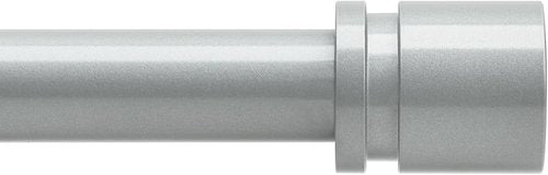 Byondeth Adjustable Curtain Rods - 16 to 170 Inches | 1 Inch Diameter with Aluminum End Cap, Silver Gray