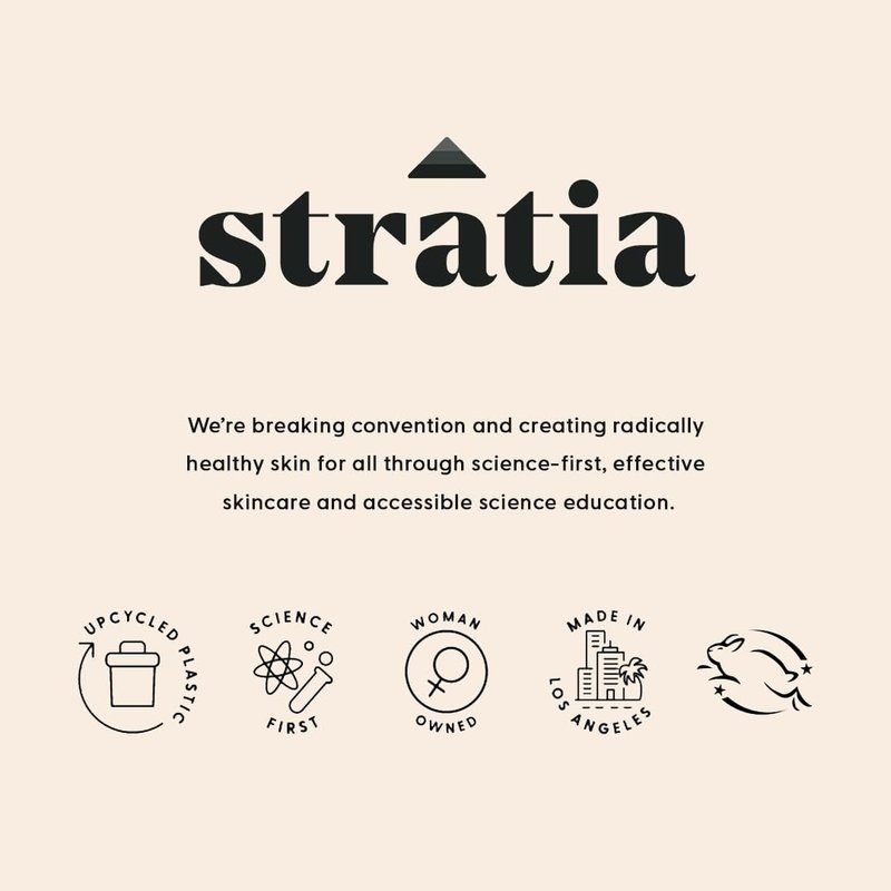 Stratia Interface Daily Moisturizer with Peptides for Hydration & Repair, Suitable for All Skin Types, 1.70 Fl Oz (Pack of 1)