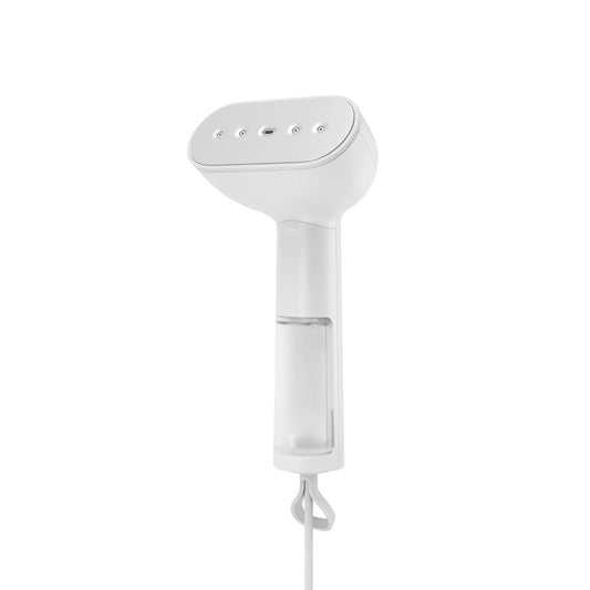 Steamery Handheld Clothes Steamer Cirrus Core, 1350W, Steam Output 0.74 oz/min, Heat up in 15 Seconds, Dry Steam Technology, Hanging Loop, Visible Water Tank, Portable, Scandinavian Design (White)