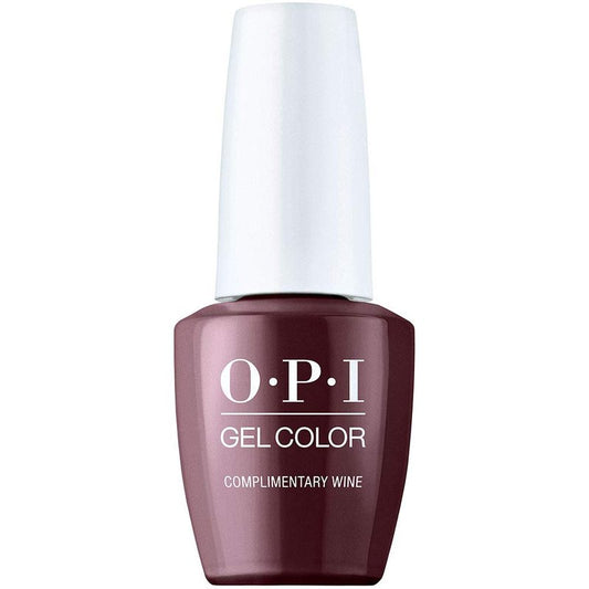 OPI GelColor, Complimentary Wine, Red Gel Nail Polish, Milan Collection, 0.5 fl oz