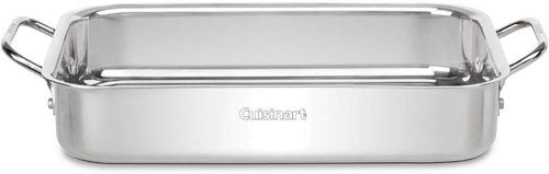 Cuisinart Chef's Classic Stainless Steel Lasagna Pan - 13.5 Inch Durable Design