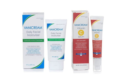 Vanicream Daily Facial Moisturizer - 3 fl oz Vitamin C Serum - 1.2 Fl Oz