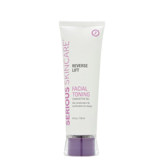 Collagen Based Conductive Activator Gel for Use with Face Microcurrent Toning, Body Contouring, RF Facial Machine - Hydrating Non-Sticky Formula - Easy Glide - Serious Skincare Reverse Lift 4 oz