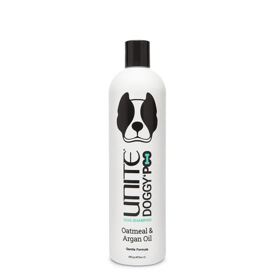 Unite Hair - Doggy 'Poo Shampoo - Hydrating Shampoo that Soothes Skin and Adds Shine to Your Dog’s Coat - Ideal for All Dog Types, 16 Fl Oz