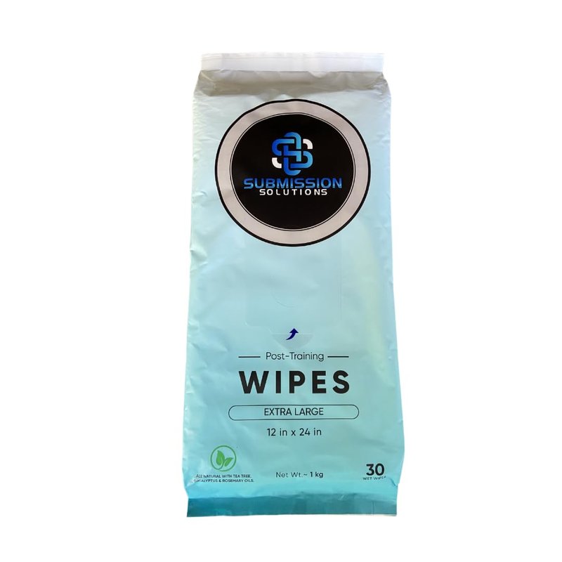 Submission Solutions Extra Large Body Wipes, 12 x 24 inch, Natural Essential Oils, 30 Count