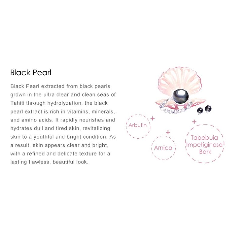 Black Pearl Brightening Facial Mask - Intense Hydration & Revitalization | 8 Combo Pack