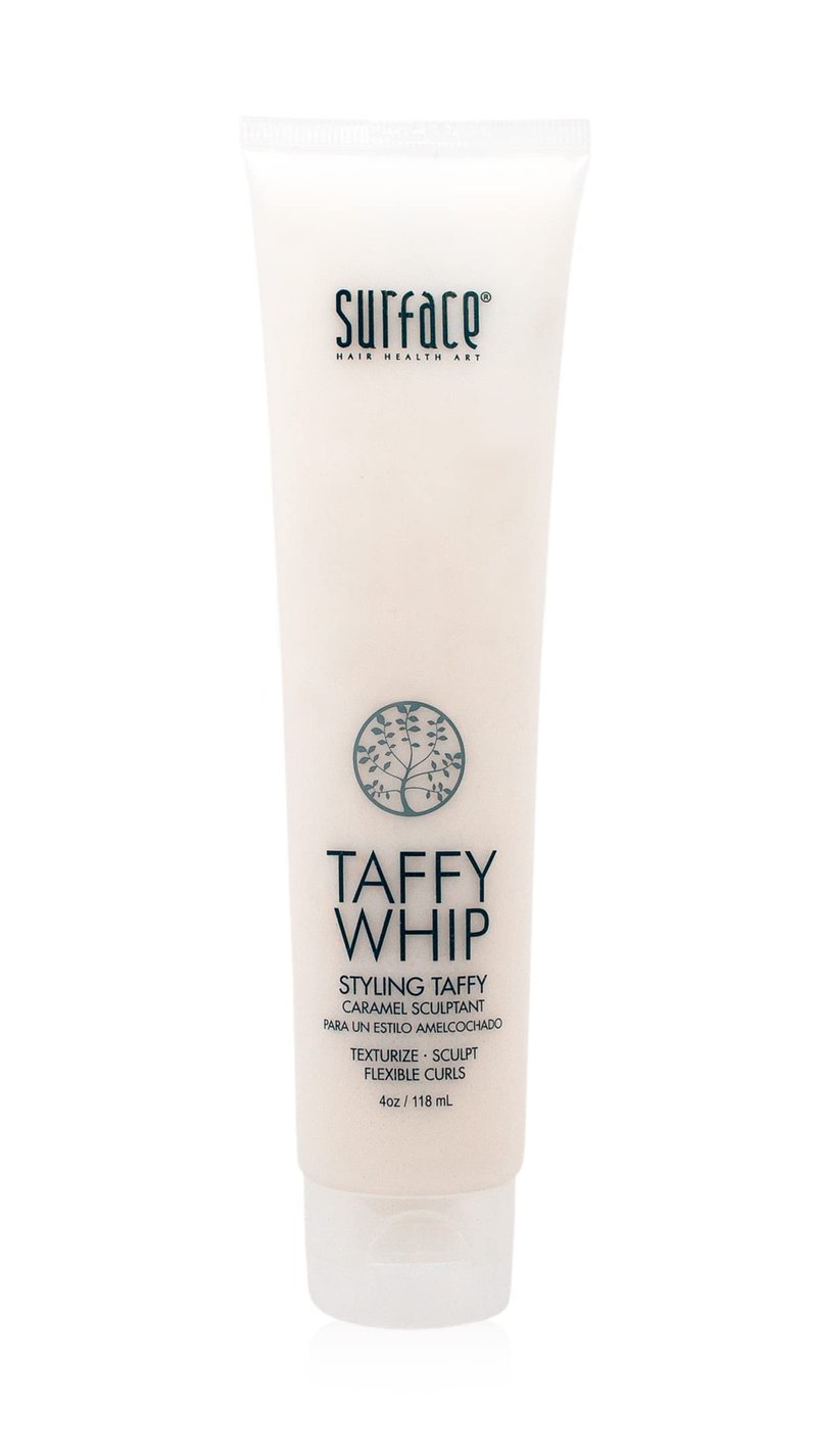 Surface Hair Taffy Whip, Styling Sculptant For Men And Women, With Natural Fibers for Structured Styling, 4 Oz.