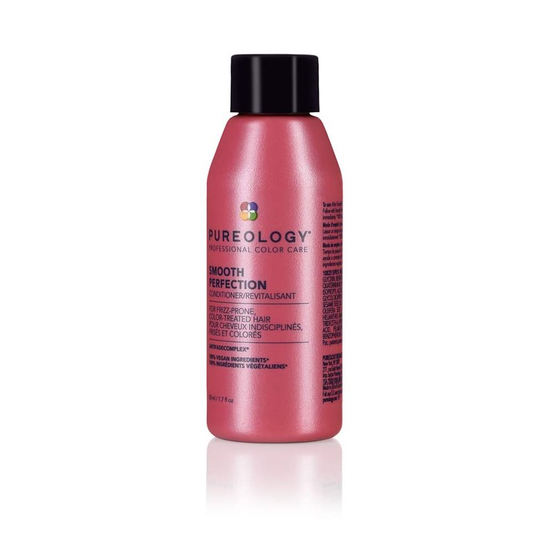 Pureology Smooth Perfection Conditioner - For Frizzy and Color Treated Hair, Detangles & Controls Frizz, Sulfate-Free & Vegan, 9 Fl Oz