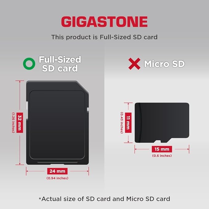 【5-Years Data Recovery】 GIGASTONE 512GB SD Card with USB Type C Card Reader, 4K Camera Pro, UHS-I A1 V30 U3 SDXC Memory Card Compatible with Digital Camera, with 1 Mini case
