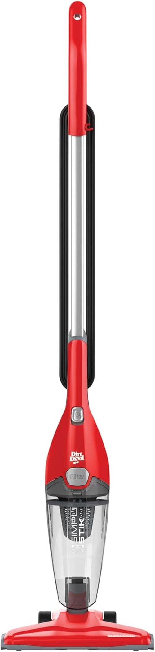Dirt Devil Simpli Stik Plus 3-in-1 Vacuum Cleaner - Lightweight & Bagless for Small Spaces | Ideal for Dorms & Apartments