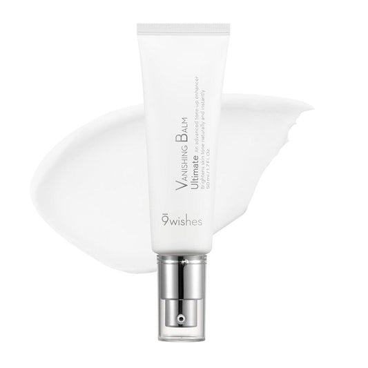 9 wishes VB Ultimate Tone-Up Cream (1.7 Fl. Oz.) - Ideal Makeup Primer, Hydrating Face Moisturizer with Niacinamide and Glutathione, Anti-Wrinkle, Reduce Fine Lines