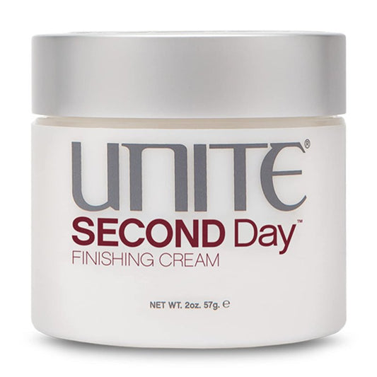 UNITE Hair – SECOND Day – Weightless Finishing Cream for Effortless, Lived-In Texture & Frizz Control – UV & Thermal Protection – 2 Oz