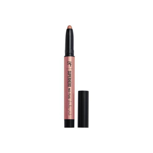 IT Cosmetics Superhero No-Tug Waterproof Eyeshadow Stick, Glimmering Rose (Rose Gold Pearl) - Longwear, Blendable Cream Eyeshadow with Built-In Primer - Suitable for Sensitive Eyes - 0.05 oz