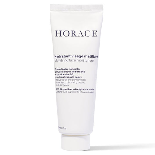 Mattifying Face Moisturizer for Men | 96.6% Natural Ingredients, No Silicones or Mineral Oils – Unscented, 75 ml