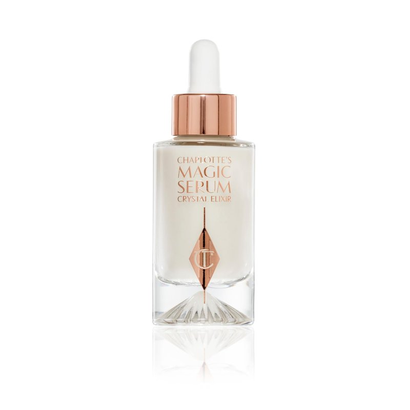 Charlotte Tilbury Magic Serum Crystal Elixir - Anti Aging Skincare Set - Face Firming Peptide, Brightening Vitamin C Serum & Glow-Boosting Niacinamide - Perfect for Gifting & Makeup Pairings (30ml)