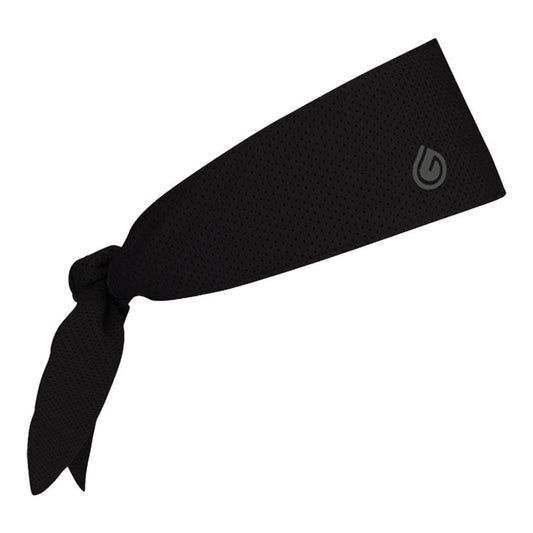 Gymwrap 2.0 Sweat-Wicking Workout Headband - Athletic Non Slip Workout Headbands for Men and Women, Adjustable Wide Fabric Headband for Gym, Running, Yoga, Sports, and Outdoor Activities - Black